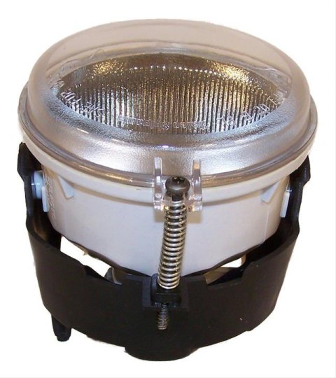Crown Automotive Fog Lamps 4805857AA Lamp, White Bulb, Clear Lens, Chrysler, Dodge, Jeep, Each