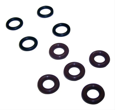 Crown Automotive Fuel Injector O-Ring Kits for 2003-2005 LIBERTY, 2003-2006 WRANGLER - 5103149AA O-Rings, Rubber, Jeep, 2.4L, Set of 4
