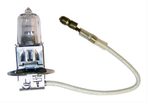 Crown Automotive Fog Light Bulbs for 1993-1995 GRAND CHEROKEE - 4713586 Bulb, Fog, H3, Halogen, Clear, Jeep, Each