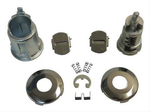 Crown Automotive Door Lock Cylinder Kits 4720931 Cylinder, Chrome, Jeep, Each