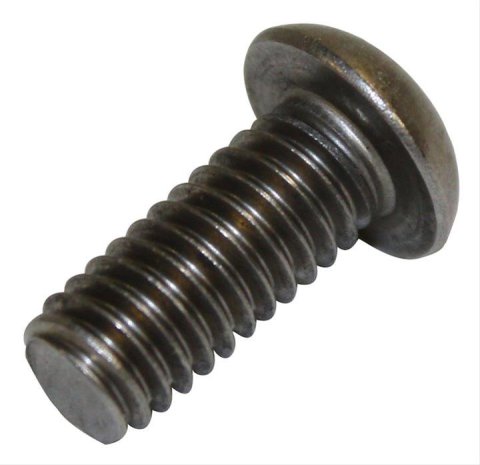 Crown Automotive Windshield Hinge Screws 4004956SS Screws, Aftermarket Hinge, Button Allen Head, Stainless Steel, Natural, Jeep, Each