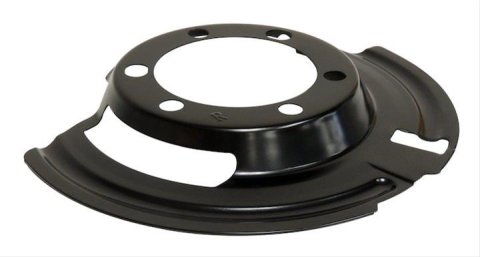Crown Automotive Brake Dust Shields 52005476 Shield, Steel, Black Powdercoated, Front Right, Jeep, Each
