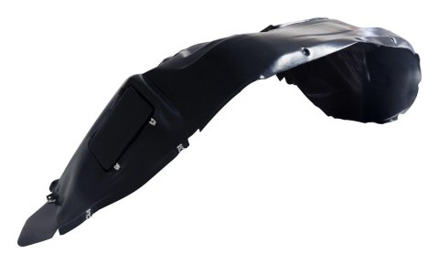 Crown Automotive Mud Flaps 68254966AB Fender Splash Shields, Fender Liner; wo/ Trailhawk Package; Left Front Fender Liner;