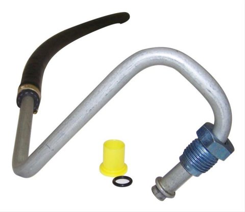 Crown Automotive Power Steering Hoses for 1997-2002 WRANGLER - 52038423AB Hose, Low-pressure, Steel/Rubber, Black, Jeep, Each