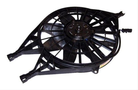 Crown Automotive Electric Fans for 2001-2003 DURANGO - 52028939AD Fan, Electric, Single, Plastic, Black, Dodge, 4.7L, 5.9L, Each