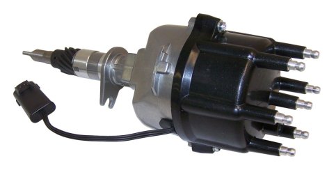 Crown Automotive Distributors for 1998-1999 CHEROKEE, WRANGLER, 1998 GRAND CHEROKEE - 56041034 Distributor, HEI, Magnetic Trigger Style, Black Cap, Jeep, 4.0L, Each