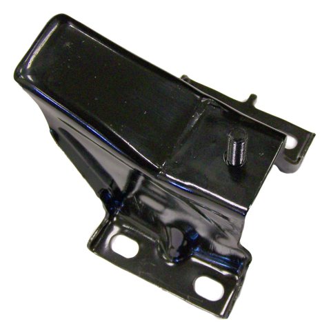 Crown Automotive Bumper Brackets for 1997-2001 CHEROKEE - 55155990AA Bracket, Rear Passenger Side, Steel, Black, Jeep, Each