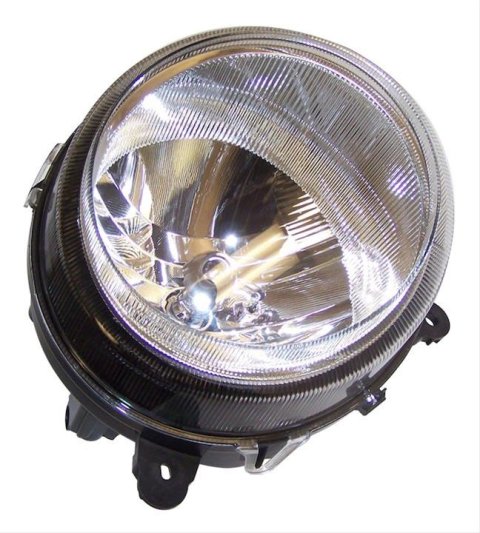 Crown Automotive Headlight Assemblies 5303842AB Assembly, Passenger Side, OEM Style, Clear Lens, Jeep, Each