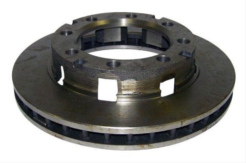 Crown Automotive Brake Rotors for 1979-1988 J20 - 5359275R Rotors, Solid Surface, Steel, Natural, Front, Jeep, Each
