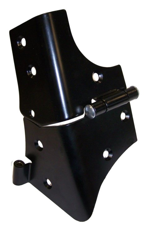 Crown Automotive Windshield Hinges for 1997-2006 WRANGLER - 55075702AH Hinge, Passenger Side Only, Steel, Black, Jeep, Each