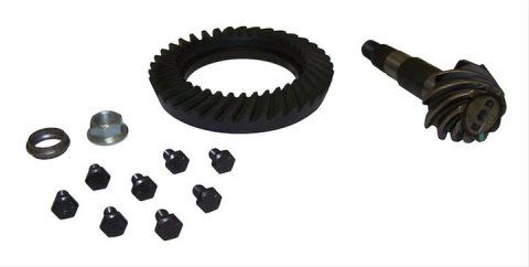 Crown Automotive Ring and Pinion Gear Installation Kit Combos 5073266AB Dana 35 4.11 Gears Gears, 4.11:1 Ratio, 26-spline, Standard Rotation, Kit, Rear, 35, Jeep,