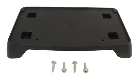 Crown Automotive License Plate Brackets for 2006-2010 CHARGER - 4806190AA Bracket, Front, Plastic, Black, Screws, Dodge, Kit