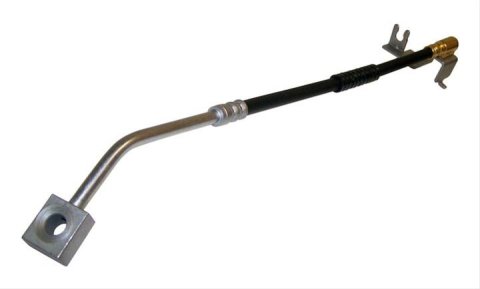 Crown Automotive Brake Hoses for 2003-2005 NEON, 2001-2010 PT CRUISER - 4860069AD Hose, Assembled, Rubber, 17.63 in. Length, Driver Side Front, Chrysler, Dodge, Each