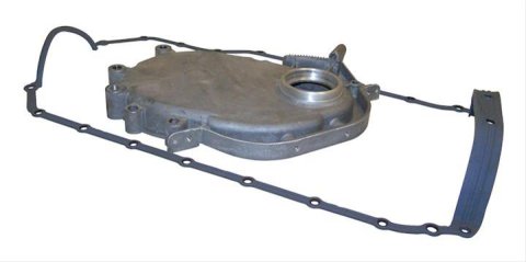 Crown Automotive Timing Covers 4720221 Cover, One-piece, Steel, Natural, One-piece Oil Pan Gasket, Jeep, 2.5L, Kit
