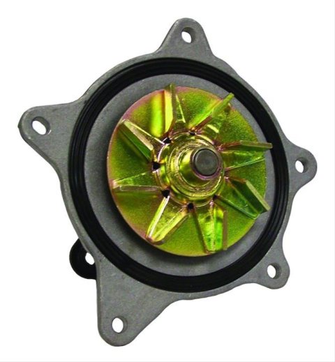 Crown Automotive Mechanical Water Pumps 4781157AB Pump, Mechanical, Standard-volume, Aluminum, Natural, Clockwise Rotation, Chrysler, Dodge, 3.3L, 3.8L