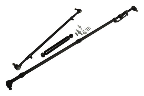 Crown Automotive Steering Kits SK3 Linkage Systems, Stock Replacement, Steel, Black, Jeep, Left Hand Drive, Kit