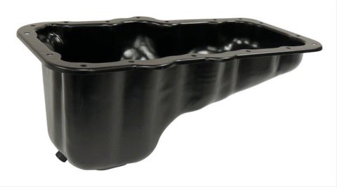 Crown Automotive Oil Pans 53021779AC Pans, Wet Sump Style, Steel, Black, Dodge, Jeep, Ram, 3.7L, Each