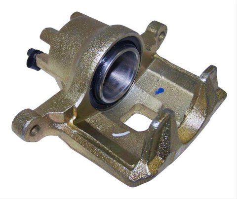 Crown Automotive Brake Calipers 5191239AA Caliper, Driver Side Front, Cast Iron, Zinc Plated, Chrysler, Dodge, Jeep, Each
