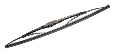 Crown Automotive Windshield Wiper Blades 68002390AA Blade, Plastic Frame, Rubber Blade, Black, 15.00 in. Length, Jeep, Each