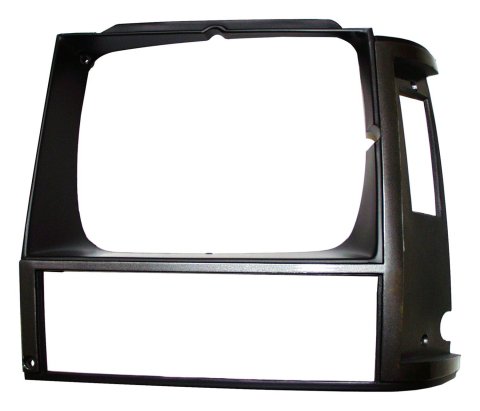 Crown Automotive Headlight Bezels 55000683 Light Bezel, Headlight, Plastic, Gray, Driver Side, Jeep, Each