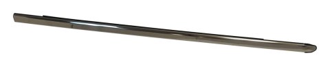 Crown Automotive Weatherstripping Seals 55078162AA Weatherstrip Seal, Front Passenger Door Window, Outer Location, Chrome, Jeep, Each