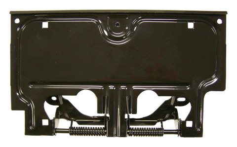 Crown Automotive License Plate Brackets 55007403 Bracket, Rear, Steel, Black, Jeep, Each