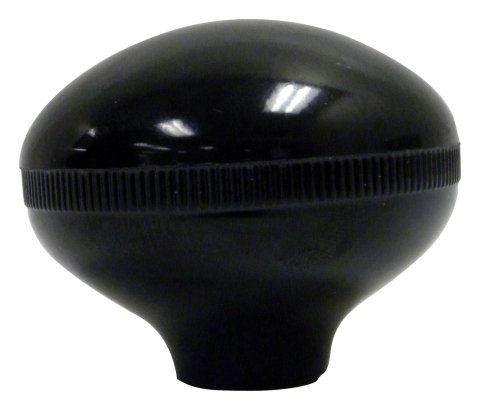 Crown Automotive Shift Knobs J0929393 Manual Transmission Knob, Stock Style, Thread On, Plastic, Black, Jeep, Willys, Each