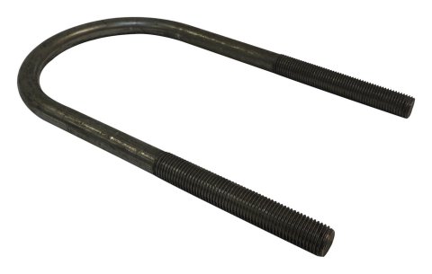 Crown Automotive U-Bolts for 1972-1975 CJ5, CJ6 - J0999545 U Bolt, Left or Right, Front, Silver, Metal, Use Existing Hardware