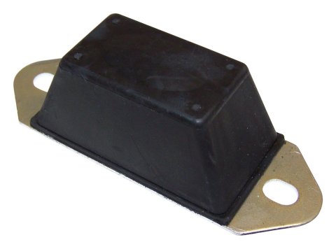 Crown Automotive Frame Bump Stops J0945577 Stop, Rectangular, Rubber/Steel, Silver/Black, Jeep, Each