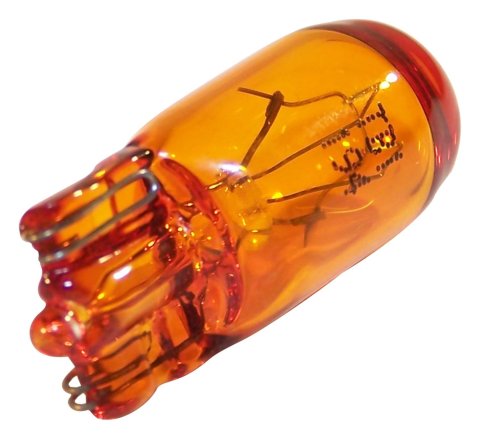 Crown Automotive Light Bulbs L00194NA Bulb, 194 Style. Incandescent, Amber, Jeep, Each