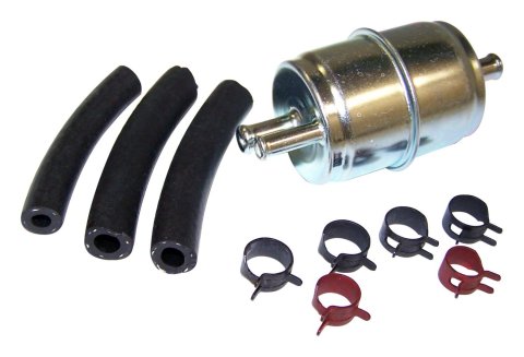 Crown Automotive Fuel Filter with Stock Inlet Size J8129383 Filter, Aluminum Housing, Element, Jeep, Each