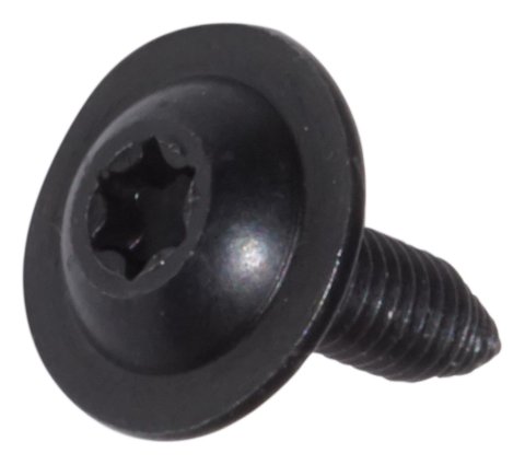 Crown Automotive Tapping Screws 6503259 Screw, Self-tapping, 6mm x 1,00 in. RH, Steel, Black Oxide, Each