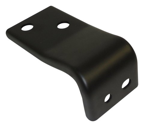 Crown Automotive Bumper Brackets for 2007-2017 WRANGLER, 2018 WRANGLER JK - 55397116AB Bracket, Steel, Black, Rear Right, Jeep, Each
