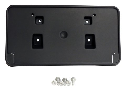 Crown Automotive License Plate Brackets for 2014-2018 CHEROKEE - 68207291AC Bracket, Plastic, Black, Jeep, Each