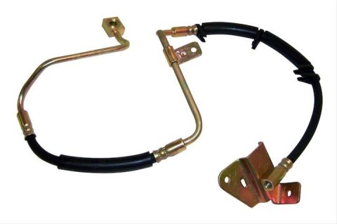 Crown Automotive Brake Hoses for 1999-2003 GRAND CHEROKEE - 52128093AB Hose, Assembled, Rubber, 16.13 in. Length, Driver Side Front, Jeep, Each