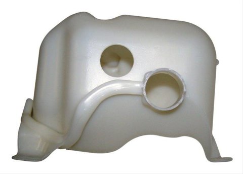 Crown Automotive Coolant Reservoirs 52079461AB Reservoir, Bolt-in, Plastic, White, Jeep, 4.0L, 4.7L, Each