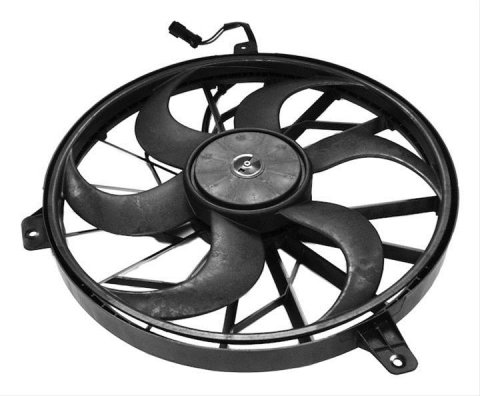 Crown Automotive Electric Fans 52079528AB Fan, Electric, Single, Plastic, Black, Jeep, Each