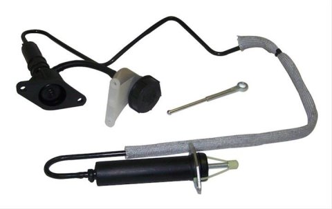 Crown Automotive Clutch Master Cylinder and Slave Kits 52107624 Hydraulic Assembly, Black, Metal, Plastic & Rubber, Use Existing Hardware