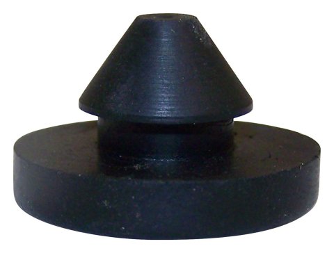 Crown Automotive Hood Bump Stops 5455348 Stop, Front, Rubber, Black, 3/16 in. Thick, Jeep, Each