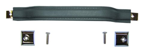 Crown Automotive Inside Door Pull Handles 55009801K Handle, Inside, Stock Design, Steel, Black, Front, Jeep, Each