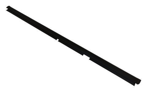 Crown Automotive Weatherstripping Seals for 1999-2004 GRAND CHEROKEE - 55135891AF Window Weatherstrip, Left, Rear, Outer, Black, Metal & Rubber, Use Existing Hardware
