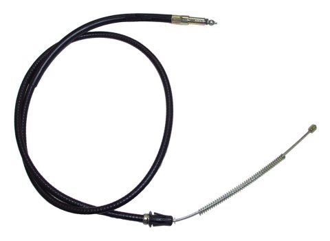 Crown Automotive Parking Brake Cables J0999980 Cable, Rear, Black Plastic Jacket, 67.50 in. Cable Length, Jeep, Each