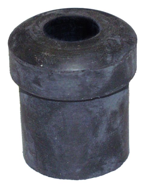 Crown Automotive Shackle Bushings J0648594 Spring Bushing, Left or Right, Front, Black, Rubber, Use Existing Hardware