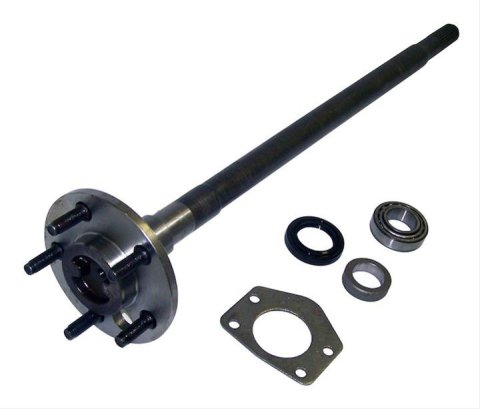 Crown Automotive Direct-Fit Axle Shaft Assemblies for 2002 LIBERTY - 5066484AA Assembly, Rear Passenger Side, Bolt-in, 27-spline Inner, Steel, Dana 35, Jeep, Each