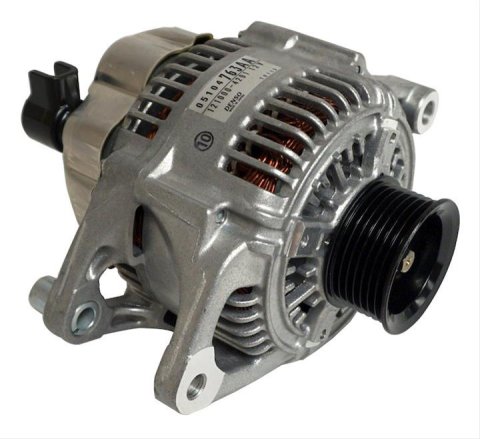 Crown Automotive Alternators 5104763AA Alternator, 12 V, 136 amps, Serpentine Pulley, Dodge, Each