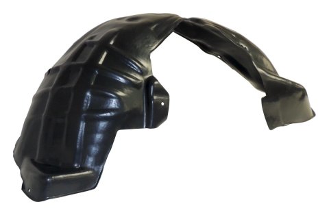 Crown Automotive Fender Liners 55157410AD Liner, Front Right, Plastic, Black, Jeep, Each