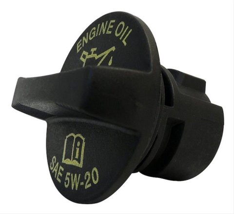 Crown Automotive Oil Filler Caps 53022221AA Cap, Twist-in, Round, Plastic, Black, Chrysler, Dodge, Jeep, Mitsubishi, Ram, Each