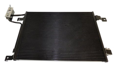 Crown Automotive Air Conditioning Condensers for 2007-2017 WRANGLER, 2018 WRANGLER JK - 55056726AA Condenser, Aluminum, Black, Jeep, Each