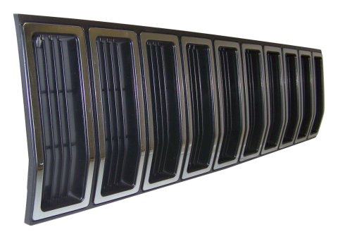 Crown Automotive Grilles for 1984-1987 CHEROKEE, 1986-1987 COMANCHE - 55000153 Grille, ABS Plastic, Black, Jeep, Each