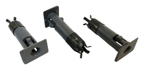 Crown Automotive Door Pin Inserts for 1987-2006 WRANGLER - 5FB63JS1K Inserts, Plastic/Steel, Gray, Jeep, Set of 3